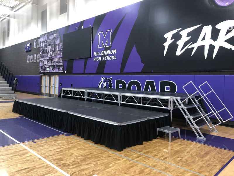 Height Adjustable All Terrain Truss Stage