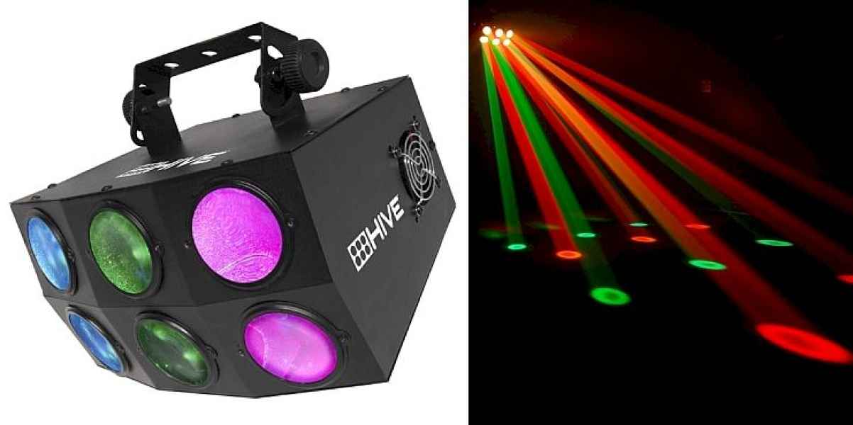 High Energy DJ Dance Light Show