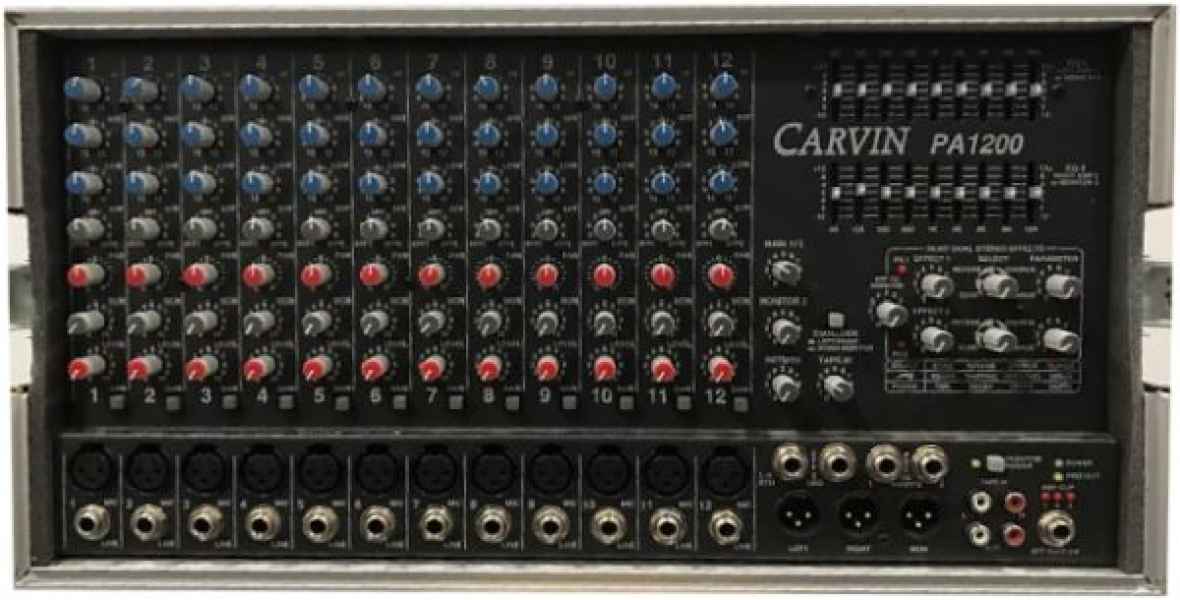 Carvin PA1200 12 Channel Mixer