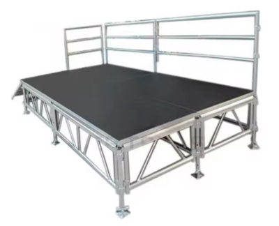 Rent Height Adjustable All Terrain Truss Stage 4x8 Panels AZ | Phoenix Arizona Staging Rental Indoor Outdoor Event